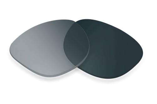 Sunglass Fix Replacement Sunglass Lenses Compatible for Prada SPS01T-F (Asian Fit) 57mm (Photochromatic SFx Edge Black Pair)