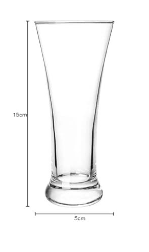 VILON Italian Premium Juice and Water Glasses Set of 6 Transparent, 300ml, Drinking Water Glasses Stylish and Crystal Square Highball Glasses for Water, Juice and Cocktails (Juice Glass 300ML) - Image 9 thumbnail