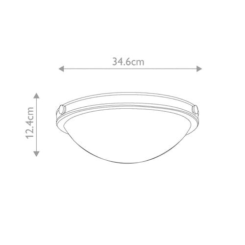 Feiss Plafoniera Collier In Finitura Ottone 34,6 Cm - 4