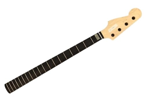 Manche guitare basse en érable et palissandre vernis transparent