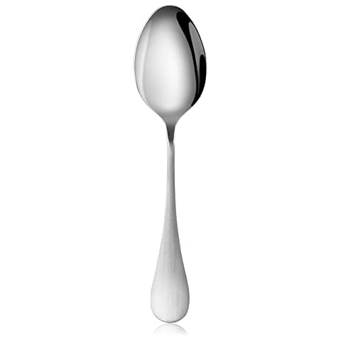 Artaste 1029123 Rain 18/10 Stainless Steel Teaspoon, Matte Finish Handle Cover
