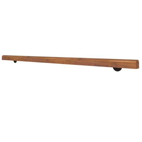 Barra de seguridad montada en la pared para escaleras de interior/exterior, 100 cm, antideslizante, con acabado mate, ideal para niños mayores y apoyo para discapacitados.