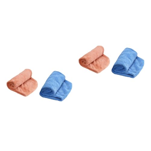 Balacoo 4 Pçs Toalhas De Cabelo De Microfibra Toalha De Secagem De Cabelo Secador De Cabelo Toalha P