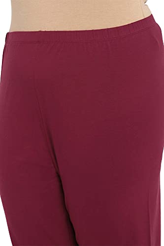 Image of Aurelia Cotton Lycra Strechable Tights for Women | Ankle Length Slim Fit Leggings for Women | Cotton Leggings for Women | Lycra Leggings for Women | Leggings for Women