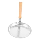 ARTSEWPLY Japanische Omelettpfanne mit Vertikalem Griff Unbeschichtet für Gasherde Runde Eierpfanne zum Braten von Tamagoyaki Oyakodon und Vielseitigem Gemüse Fleischgericht