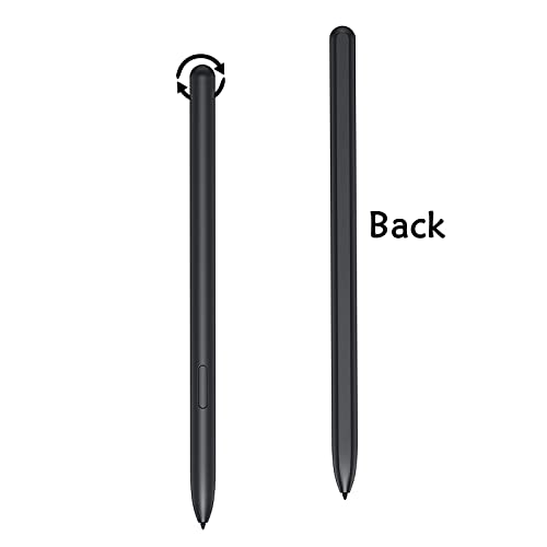 Image of Galaxy Tab S7 Fe S Pen Replacement Stylus Pen For Samsung Galaxy Tab S7,Tab S7 Fe Sm-T730,Sm-T733,Sm-T736B Touch Pen(Withoutbluetooth)+ Tips /Nibs(Mystic Black)