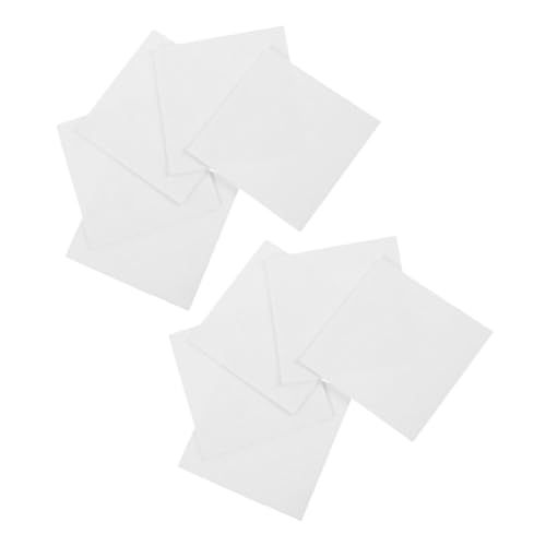 Hohopeti 電子レンジ窯用ペーパーマット 10枚 高温断熱パッド ガラスフュージング陶芸ツール用 ホワイト