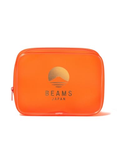 [ビームス ジャパン] 小物 MISTY LAYER 別注 カラフル ロゴ ポーチ L ORANGE FREE