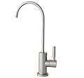 Stylish Drinking Water Faucet 360 Degree Swivel Spout High Arch Single Handle Drip Free Stainless Steel Cartridge Reverse Osmosis Faucet Brushed Stainless Steel Finish, K-142S
