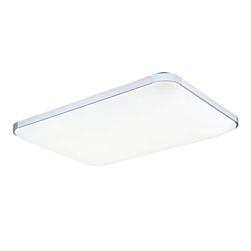 TRMLBE 72W LED Lámpara de Techo Lámpara de Techo Simple y Moderna con Control Remoto Lámpara de Salón Lámpara Ideal para Cocina Baño Dormitorio Pasillo Balcón - Regulable