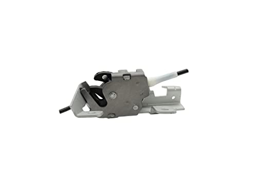 Image of HiSport Rear Door Lock Latch & Cable 8L3Z-18264A01-B Left Driver Side - Upper and Lower Locking Latches Assembly Compatible with 2004-2008 Ford F150 Extended Cab Pickup
