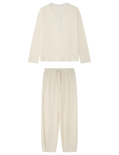 Women'secret Pijama de Manga Larga Pantalón Largo Colección Lifewear
