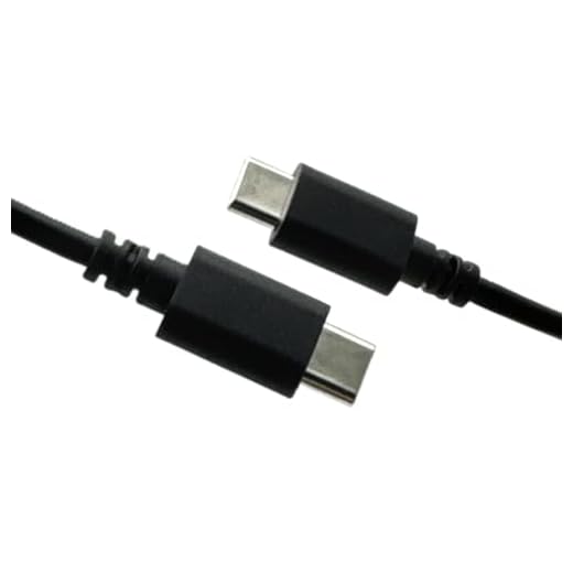 T-ProTek Schwarz USB-C auf USB-C Datenkabel Ladekabel für ROCCAT Vulcan II Mini Tastatur