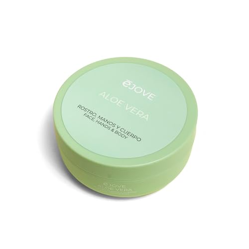 Ejove Aloe Vera Crème Mains et Corps, 50 ml | Hydratation intense pour peau sèche et sensible | Crème naturelle nourrissante au Aloe Vera | Soin apaisant et émollient mains et corps