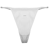 CafePress Halloween Border (Too Few Pixels) Classic Thong Underwear, Funny Womens Panties White