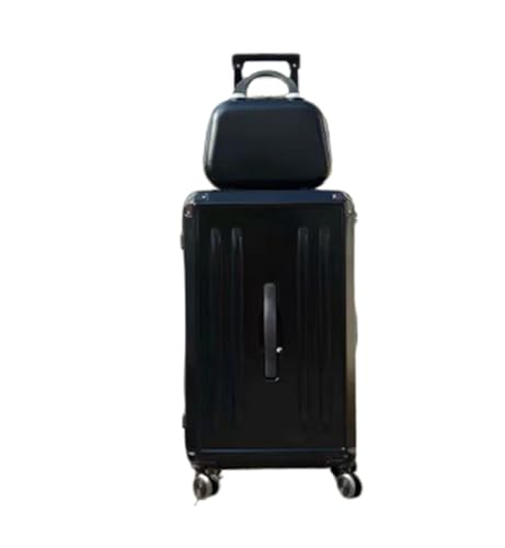 YIHANSS Set de la Maleta de Viaje, Juegos de Equipaje de 2 Piezas, Maleta de PVC con Ruedas giratorias, Juegos de Equipaje Duradero con la Maleta de Equipaje para Mujeres (Azul 26 Pulgadas)