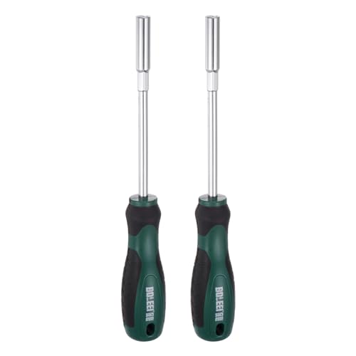 QUARKZMAN 2 Piezas de Llave de Tuerca Métrica 5.5Mm Cr-V con Punta No Magnética Ejes Huecos Destornillador