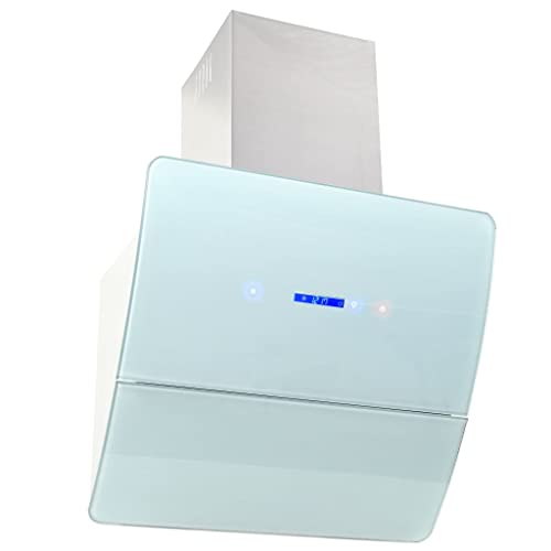 Brokky Campana extractora de pared acero inox blanca 756 m³/h 60 cm Campana De Cocina Filtro Carbon Grupo Filtrante