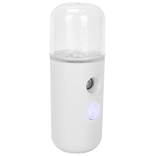Nano-Gesichtssprühgerät, Tragbarer Cool Mist-Gesichtsdampfer, Feuchtigkeitsspendendes Gesichtsspray für Hautpflege, Make-up, Wimpernverlängerung (30 Ml)