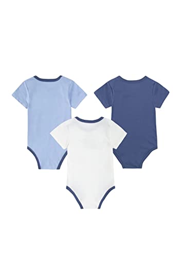 Nike Baby Boys Graphic Fastball Bodysuits 3 Pack (B(56K644-U8K)/W, Newborn) #TOP1