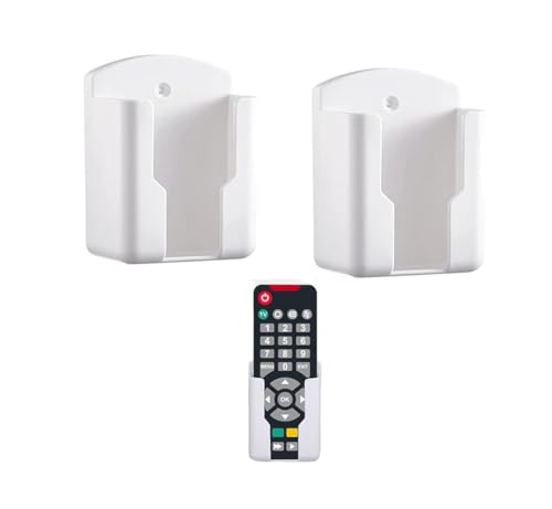 LATRAT Lot de 2 supports muraux pour télécommandes - Organisateur de télécommande - Porte-stylo...
