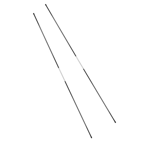 kowaku 2 Pieces Golf Alignment Stick Putting Training Equipment Aiming Direction Indicator Golf Alignment Rod for Home Gym Practice, Black