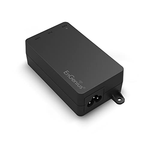 Image of EnGenius Gigabit Power Over Ethernet PoE++ Injector | 60W | 802.3af /at /bt | Plug & Play | Up to 100 Meters (328ft) | Single Port [EPA5060GBT]