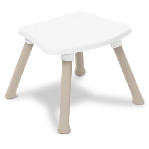 Image of Jeep Milestone 6-in-1 Convertible High Chair by Delta Children, Light Tan | 6-in-1 High Chair Converts to Stool, Booster Seat, Toddler Chair, Activity Table and Desk and Chair for Babies & Toddlers