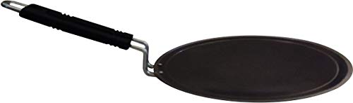 LooksGood 100% Iron Roti/Chappati/tawa (Pack of 2) with 24.5 cm Diameter 1.6 mm Thickness(Iron) 2