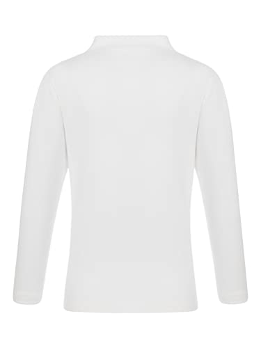 Kids Toddlers Girls Base Layer Undershirt Mock Neck Long Sleeves Thermal Shirts Workout Dance Tops2