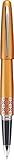 Pilot MR Retro Pop Collection Gel Roller Pen, Orange Barrel with Flower Accent, Fine Point, Black Ink (91403)