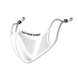 キャプテンスタッグ(CAPTAIN STAG) マスク スポーツマスク フェイスガード 抗菌銅入り 抗菌 防臭 快適 立体マスク UVカット 洗える アジャスター付き Mサイズ ホワイト UW-5034