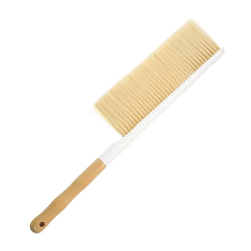 Ipetboom Wooden Dust Brush Handheld for Bed Couch Car Cleaning Stains Remove Bathroom Cleaning Tools