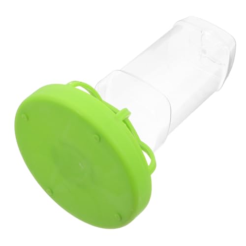 HIAKDOFT 自動給餌器 小型鳥用バードフィーダー 鳥かご設置簡単 インコ オウム用自動餌入れ 餌の飛び散り防止 鳥の知育を促進する餌箱 グレ