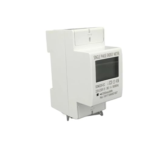 Compteur électrique monophasé LCD pour suivre la consommation 80A