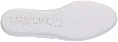 Calvin Klein Women's ISSA Loafer Flat, White Snake, 11 M M US | Image 3