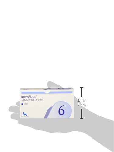 Novofine Needle 0.25 x 6 mm 32 g C100, Pack of 1