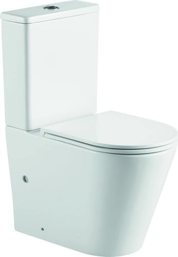 Aquore | TURÍN Inodoro Rimless Completo Color Blanco Mate | Referencia 10406 | Fondo 605 mm
