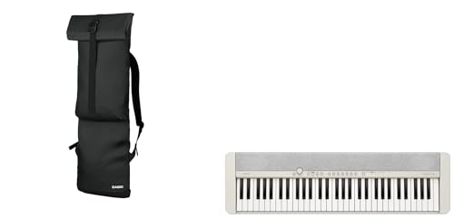 Image of Casio Casiotone CT-S1 61-key Touch Sensitive Portable Keyboard - WHITE & Casio CBS100 Carry Bag CTS Series