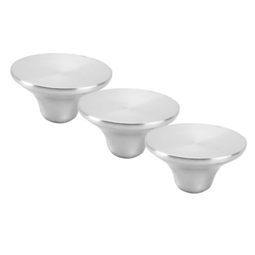 EXQUIMEUBLE 3 Pçs Esmalte Pote Superior Contas Botões De Forno Tampa Universal Pote Luz Brilhante Ta