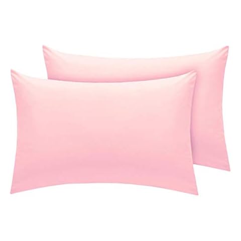 Comfy Nights Pink Polycotton Pillowcases Cover