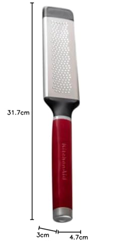 KitchenAid Zester Stainless Steel Grater 12.6" Red