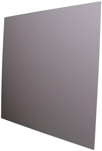 uDecor DuraClean Smooth Gray 2ft x 2ft Vinyl Drop Ceiling Tile - Box of 10 - Waterproof, Washable, Fire-Rated, 4mm PVC (40 Sq.ft) (Gray, 2x2)