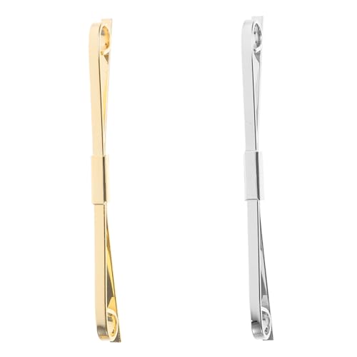 FOMIYES 1 Juego Presilla Para Cárdigan Consejos Imperdibles De Suéter Clips De Suéter De La Rebeca Suéter Broche De Suéter Broche De Cuello Clips De Camisa Cobre Silver 2 Piezas