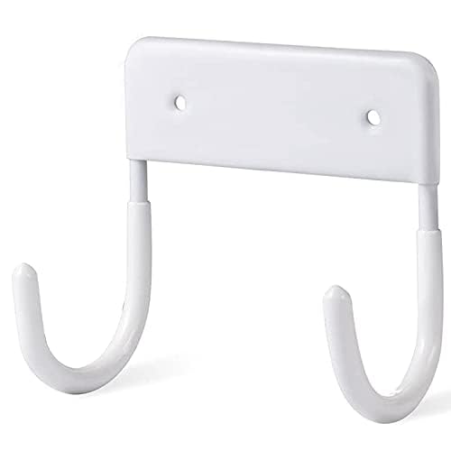 Juwacoo Crochet Support Pour Planche à Repasser – Fixation Murale Blanche Mate, Robuste Pour Grande Et Petite Planche