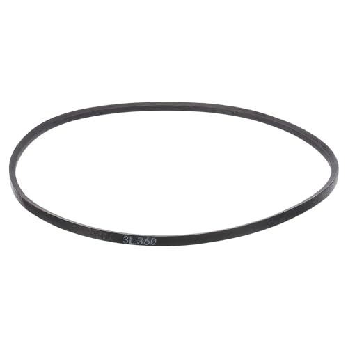uxcell 3 Pcs 3L360 Classic Wrapped Rubber V-Belt, 36"(914mm) Outside Circumference, 3L Profile V Belt 3/8" Width 7/32" Height