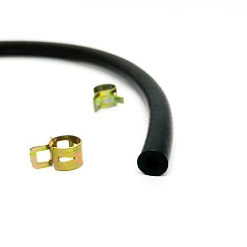 1/4" X 25" Fuel Line Hose With 4 Clamps Lawn Mower For Briggs & Stratton 5414K 283207 791850 Small Engine #TOP1