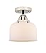 Innovations 288-1C-BPN-G71-LED LED Semi-Flush Mount from Nouveau 2 Collection