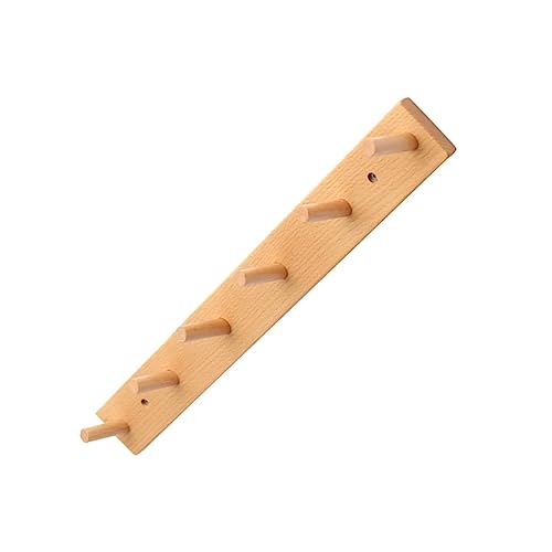 Ciieeo 3 St Trävägg Förvaringskrok i Trä På Väggen Badrum Väggkrok i Trä Träkrokar För Vägg Rockar Handdukar Krokar Vedställ Vägg Trä Krokar Trärock Krokställ i Trä Veranda Hatt Trä-