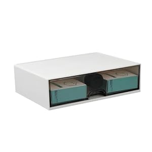 1 PCS Unidades de Cajones de Almacenaje Apilables, Cajas de Cajones Apilables, Cajones de Almacenamiento Modulares, Organizadores de Cosméticos, Cajas Tipo Cajón de Escritorio para Hogar y Oficina